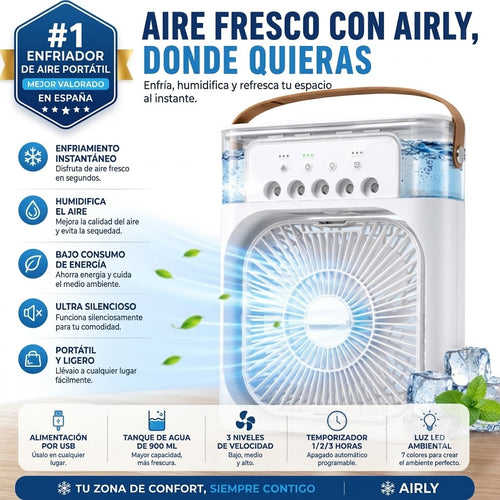 AIRLY Ventilador 3 en 1