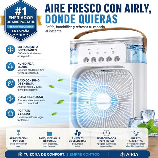 AIRLY Ventilador 3 en 1